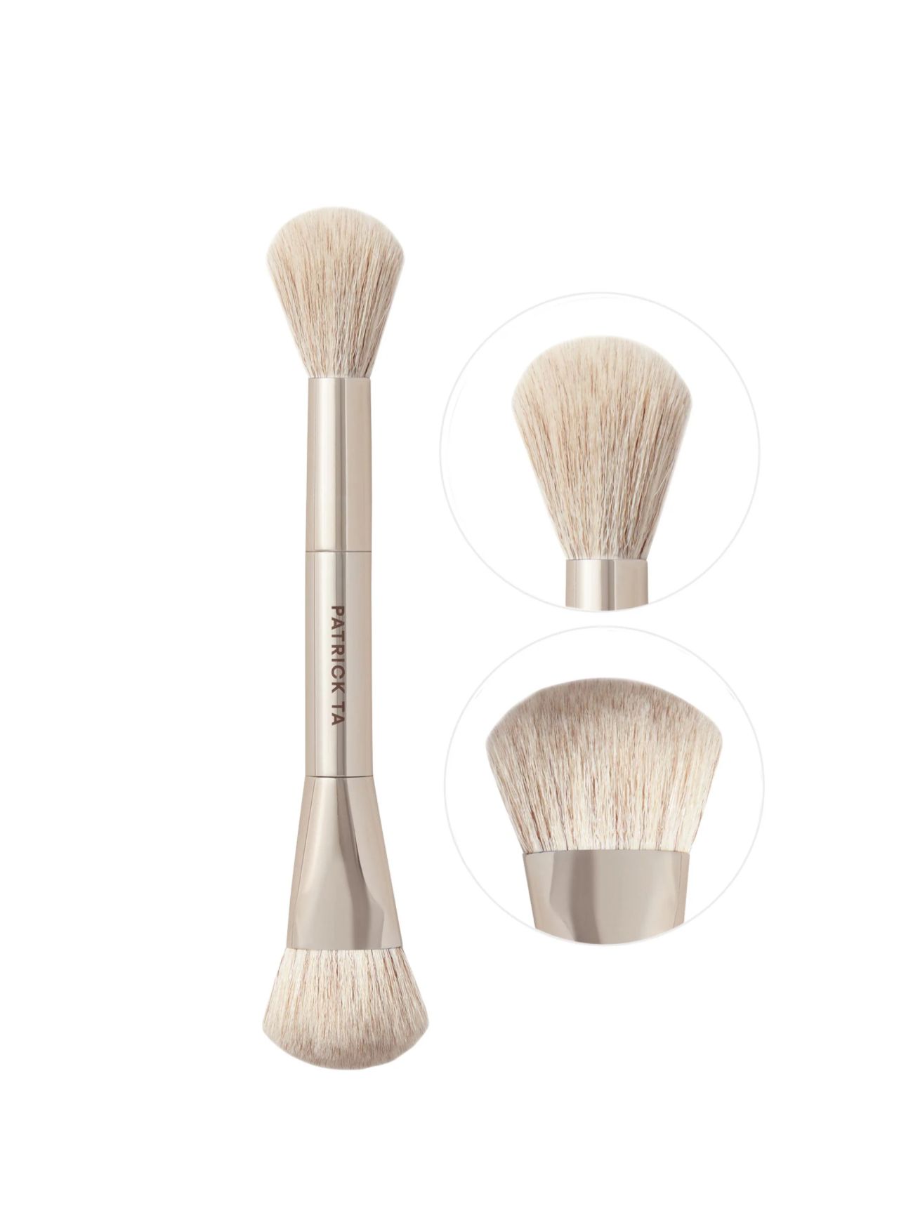 PATRICK TA  Dual Ended Precision Blush Brush